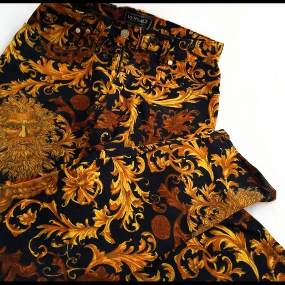 VERSACE couture 90s rare Medusa jeans - Picture 7 of 9